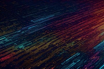 Wall Mural - abstract binary background