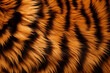 illustration of tiger fur skin texture background. Created with Generative AI	