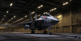 Fototapeta Sawanna - f 16 fighter jet, military airplane in the night, fighter, airplane in the sky, airplane in flight