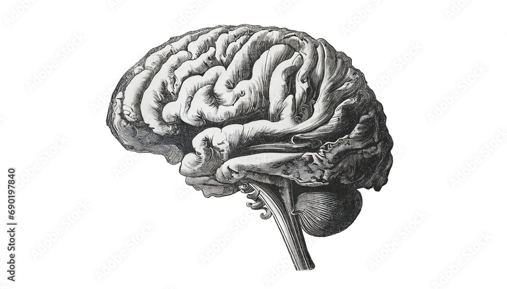 Pencil drawings reveal the complex structure of the human brain ...