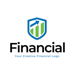 Poster - Simple Financial and investment Logo designs concept vector, Modern Finance logo designs isolated on white background