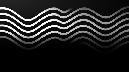 Wall Mural - Abstract minimalistic background with wavy lines