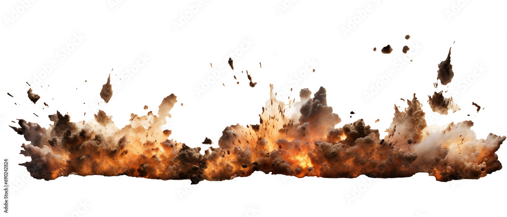 explosion border isolated on transparent Stock Photo | Adobe Stock