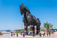 The Famous Horse Of The Troy Legend. Canakkale, Türkiye.
