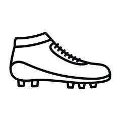 Wall Mural - soccer shoes icon