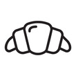 © ajat - croissant line icon