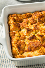 Canvas Print - Homemade Sweet Bread Pudding