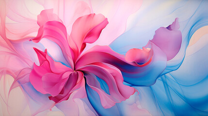 pink flowers abstract background. selective focus.