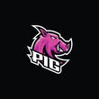 © toha - pig esport mascot design logo