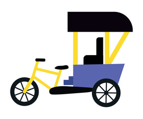 Sticker - rickshaw car design