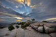 Vibrant sky from hilltop Windy Point on Mount Lemmon in Catalina Mountains of Tucson, Arizona, United States