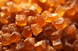 Orange, amber color of raw dried gum arabic pieces