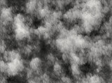Fototapeta  - Kłęby gęstego dymu, chmura w czarno białej kolorystyce - chropowata tekstura, tło