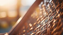 A Blurred Shot Of The Intricate Rattan Weaving On The Backrest Of The Lounger, Showcasing The Attention To Detail And Craftsmanship Put Into Its Construction.
