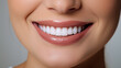 © No background - close up of a person with a smile