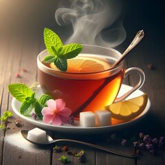 tea with mint