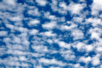 Sticker - blue sky with clouds