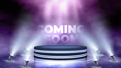 Unveiling Innovation: A Stage Illuminated for the Future.  Lights, Camera, Mystery! A Spotlight Shines on the Next Big Thing!
Get ready for the future with our sleek and modern Coming Soon design.