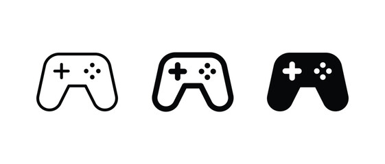 Joystick icon, Gamepad icon vector illustration. outline icon for web, ui, and mobile apps