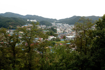 Poster - view from the mountain