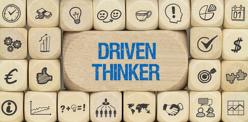 Wall Mural - Driven Thinker	