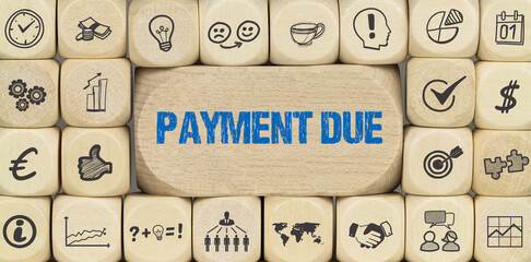 Wall Mural - Payment due	