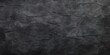 black concrete wall , grunge stone texture , dark gray rock surface background panoramic wide banner, Generative AI 