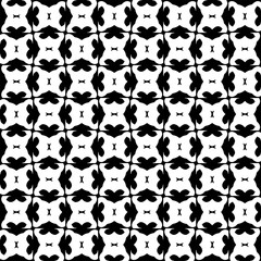 Wallpaper with Seamless repeating pattern.  Black and white pattern . Abstract background. Monochrome texture  for web page, textures, card, poster, fabric, textile.