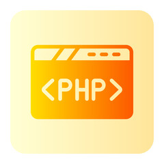 php gradient icon