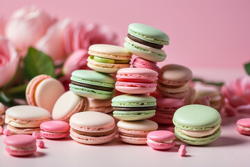 Captivating Macarons in Dreamy Pink