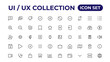 © artnazu - Ui ux icon set, user interface iconset collection.