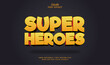Superhero Editable Text Effect Style 3d Comic