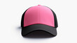 pink black cap in front view, mockup, white background --ar 16:9 --v 5.2 Job ID: fe438f74-fd82-4ce8-959b-d6fb8f867206