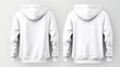 © atmospherestock - white hoodie with a blank front and back view, mockup, white background. --ar 16:9 --v 5.2 Job ID: e7eb86d2-0865-48cf-bc5f-a0b264fd5602