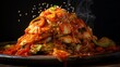 food photography, yummy Kimchi, 16:9