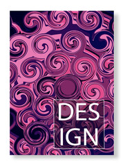 Wall Mural - poster with violet circles. abstract creativity and art. texture and wallpaper, blurred patterns. gr