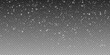 © Александр Боярин - Christmas background with small falling snowflakes. Snow storm effect, blurred, cold wind with snow png. Holiday powder snow for cards, invitations, banners, advertising.