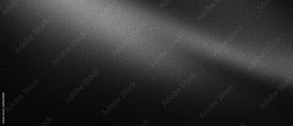 Grainy gradient background black gray white dark grain texture retro ...