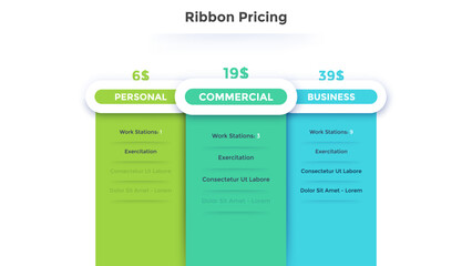 Wall Mural - Modern Infographic Options Banner