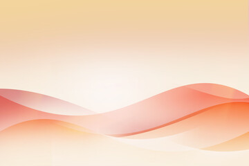 Wall Mural - Abstract background gradient soft light pastel peach and orange for hitech technology digital design illustration web template background backdrop desktop wallpaper
