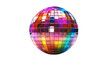 Colorful Disco ball multi-colored party nightlife rainbow 