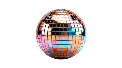 Wall Mural - Colorful Disco ball multi-colored party nightlife rainbow 