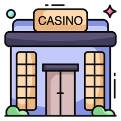 Wall Mural - An icon design of casino 