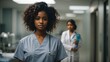 © UniquePicture - dark-skinned girl doctor