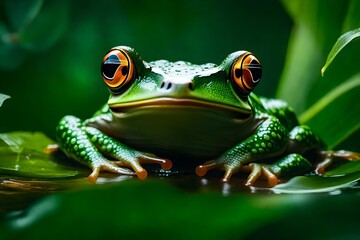 Wall Mural - ein frosch macht yoga