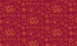 Chinese New Year 2024 seamless pattern background, year of the dragon, vector illustration