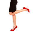 © Nobilior - Female legs in high heel shoes, isolated