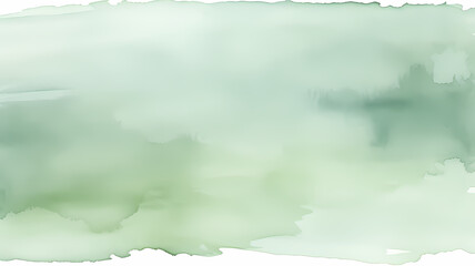 Wall Mural - Abstract watercolor drawing featuring a palette of pale gray, blue, and green hues, with a dominant sage green color. Ideal art background for design purposes, showcasing elements of water and grunge