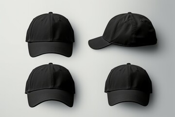 Wall Mural - Baseball cap mockup. Background with selective focus and copy space