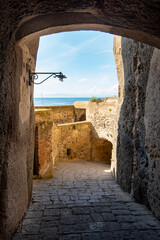 Canvas Print - Aragonese Castle of Ischia - Italy